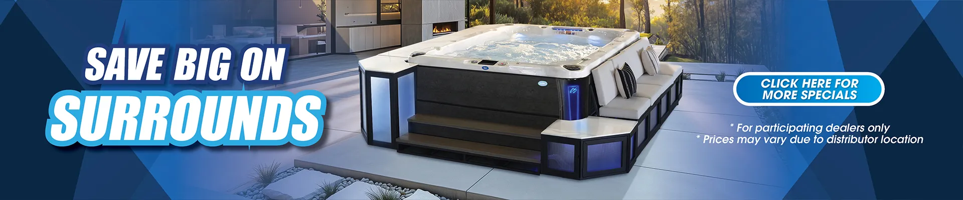 Calspas hot tub being used in a family setting - Lamesa